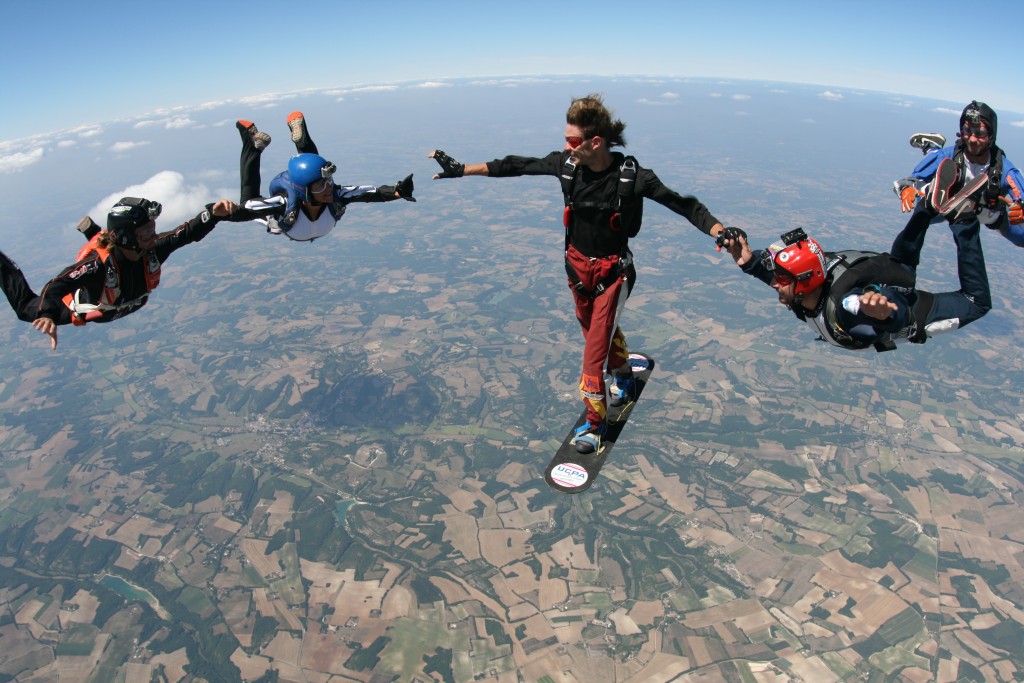 Discipline du parachutisme : le skysurf