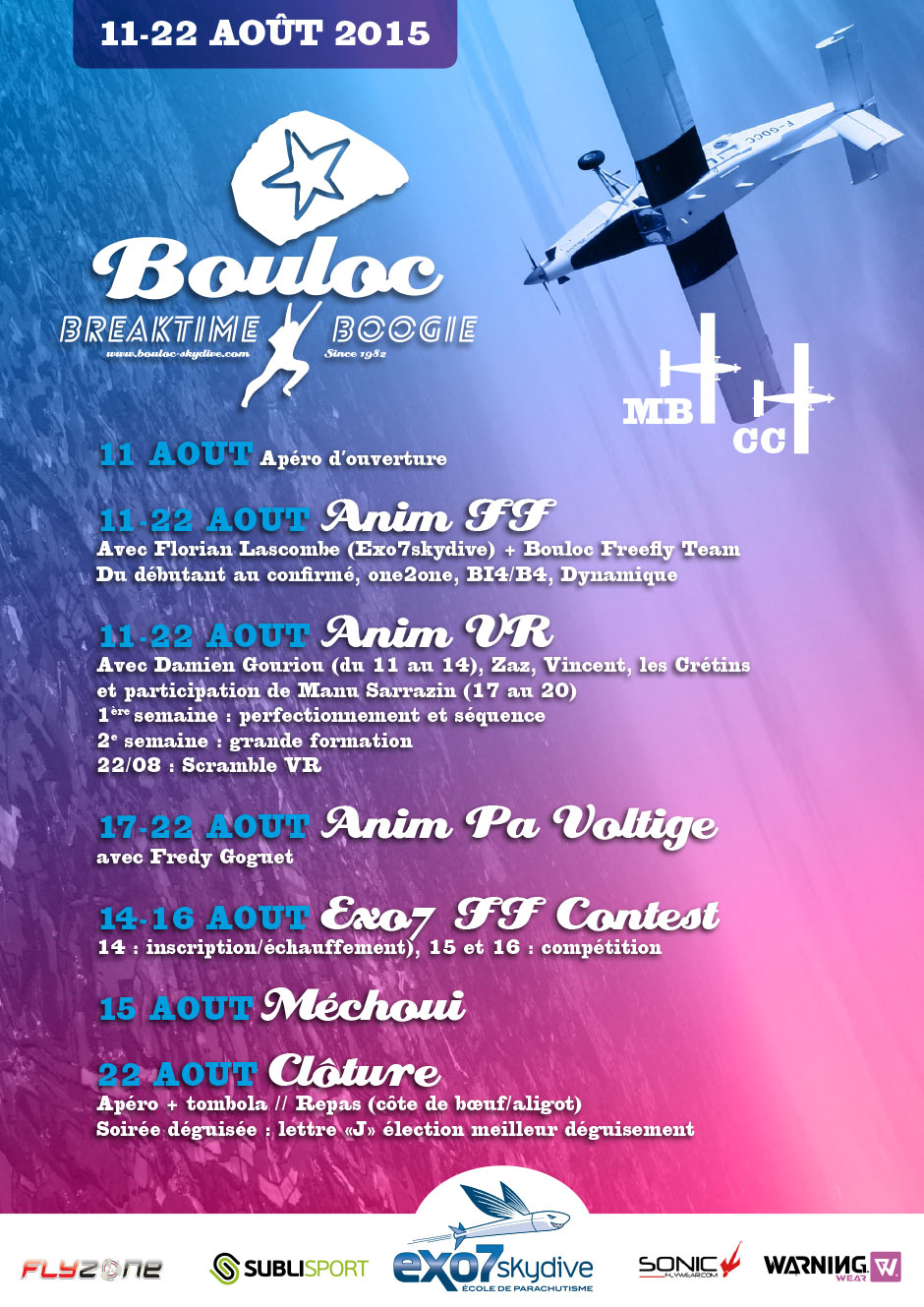 Affiche du Bouloc Breaktime Boogie 2015