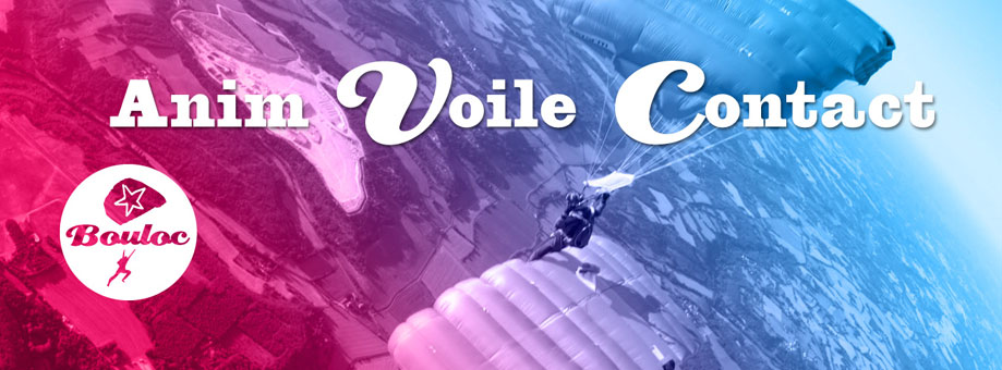 Bannière web pour l'animation Voile Contact à Bouloc