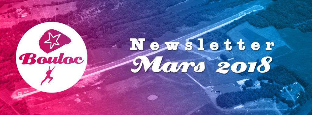 Newsletter Bouloc Skydive - Mars 2018