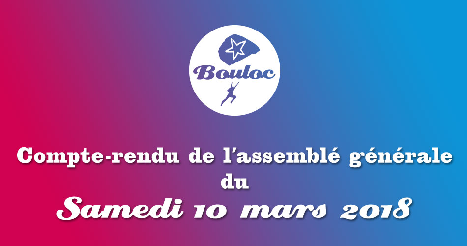 Bannière Facebook pour le compte-rendu de l'assemblée général du samedi 10 mars 2018