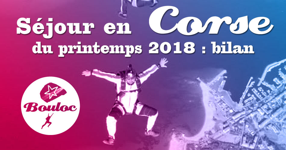 Bannière Facebook pour le bilan du séjour en Corse à Propriano du printemps 2018
