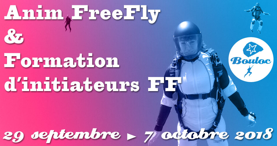 Bannière Facebook pour l'animation FF FreeFly et formation d'initiateurs du 29 septembre au 7 octobre