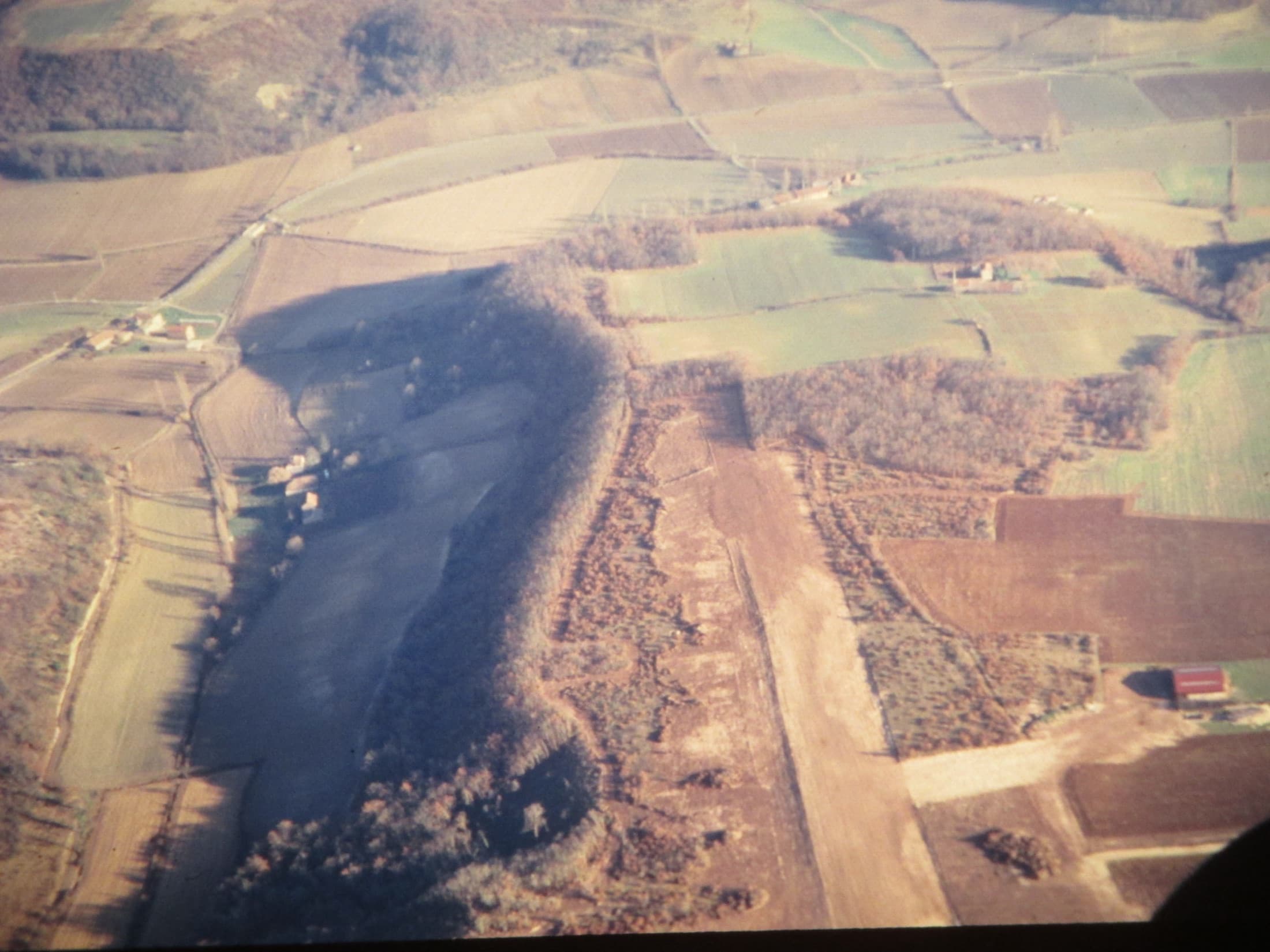 Piste terminée à Bouloc, décembre 1987