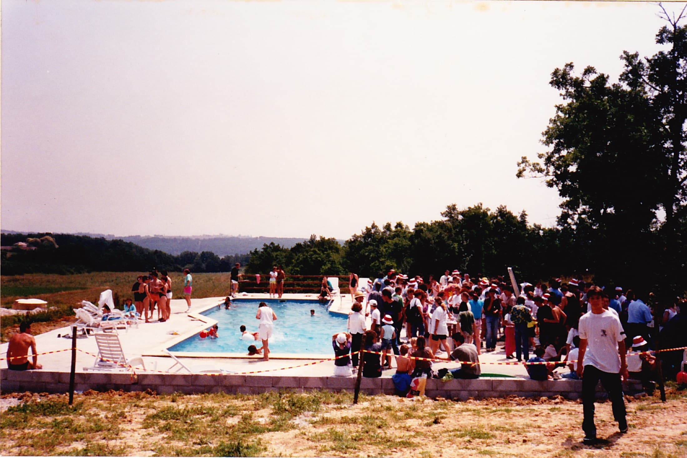 Inauguration de la piscine, 1992