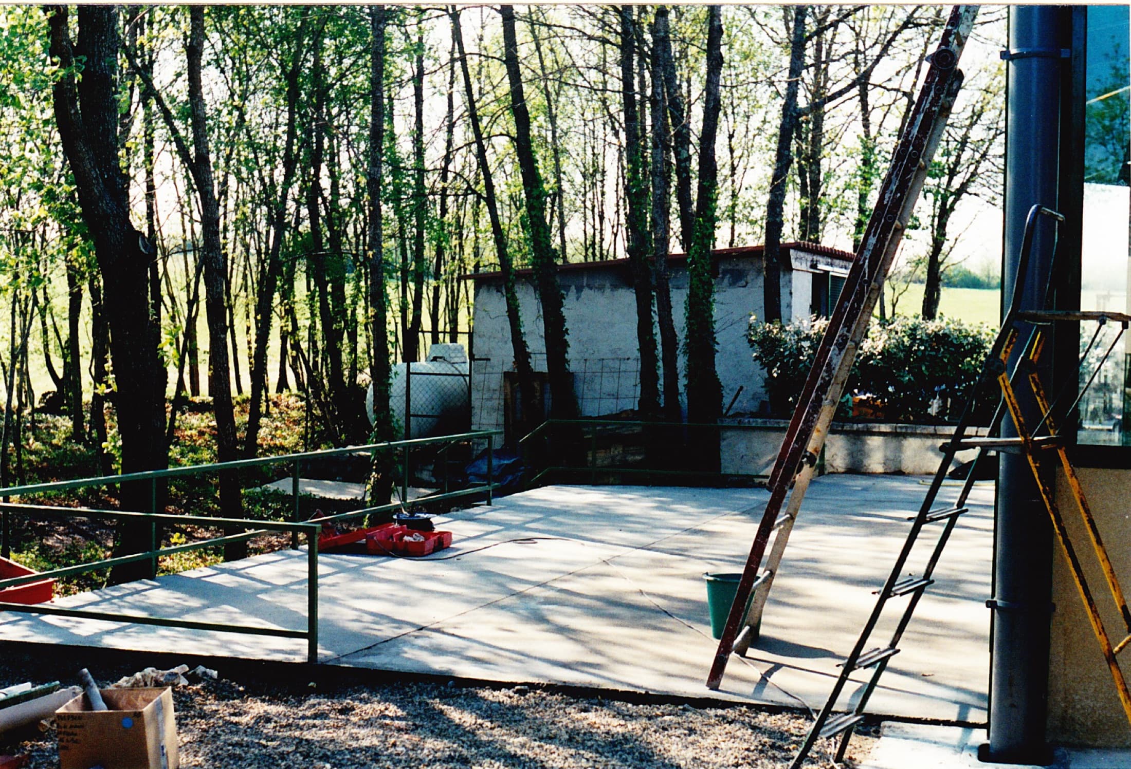 Terrasse de la cantine, 1996