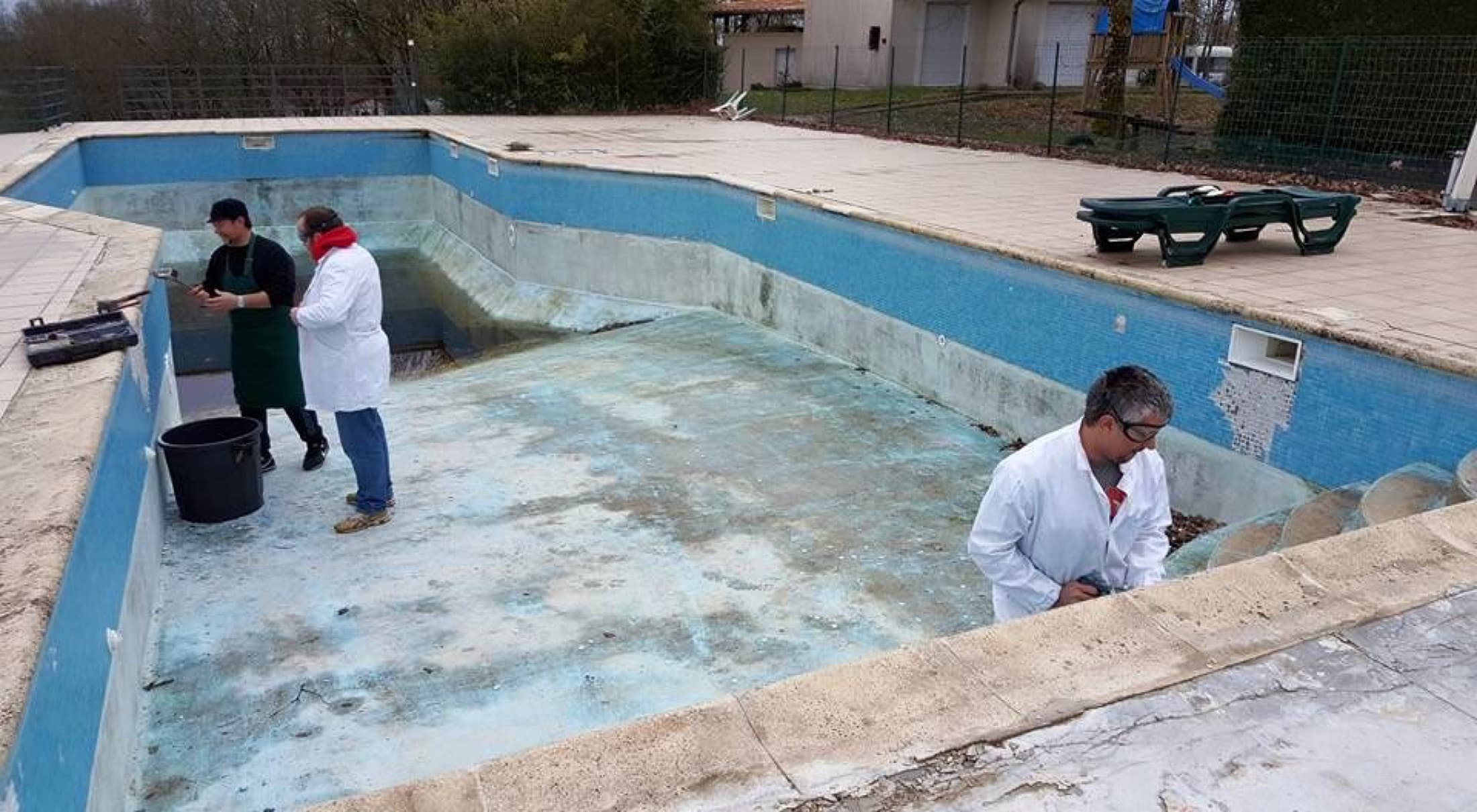Rénovation de la piscine, 2017