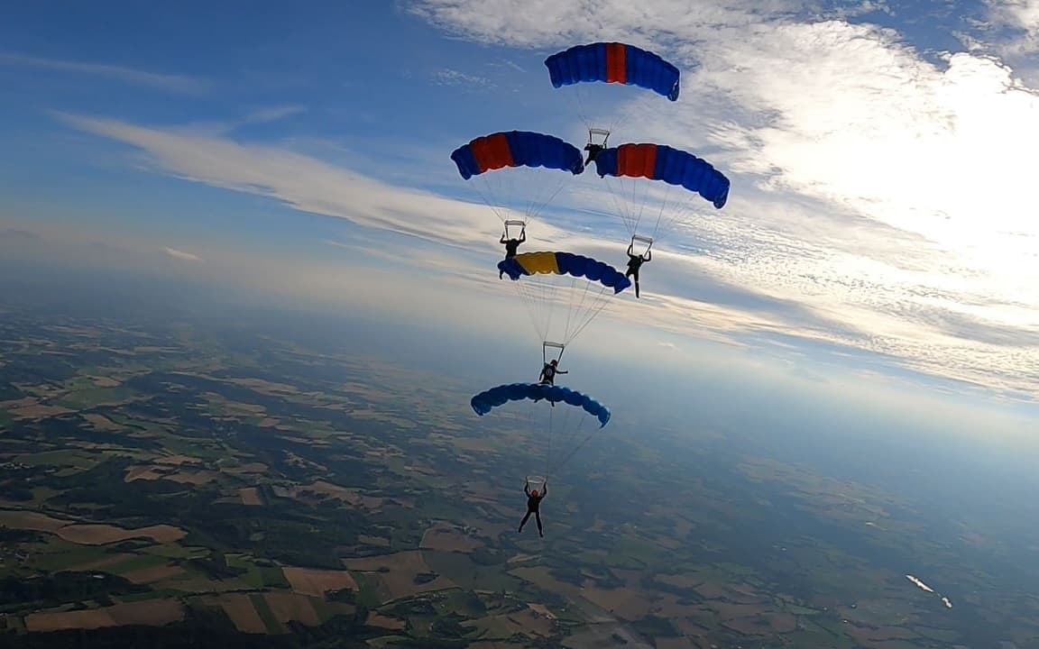 Voile contact à Bouloc Skydive