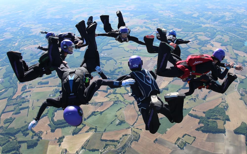 Vol relatif à Bouloc Skydive