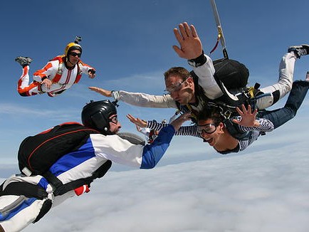 Saut en parachute