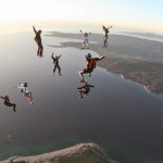 Animation freefly à Propriano en Corse par Bouloc : formation tête en haut à 9