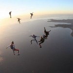 Animation freefly à Propriano en Corse par Bouloc : formation tête en haut à 8