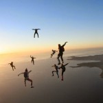 Animation freefly à Propriano en Corse par Bouloc : formation tête en haut à 9