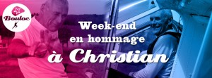 Bannière web pour le week-end « Le Clandestin » en hommage à Christian