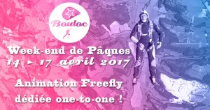 Bannière Facebook pour l'animation Freefly dédiée one-to-one du 14 au 17 avril