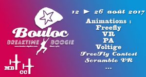 Bannière Facebook pour le Bouloc Breaktime Boogie 2017