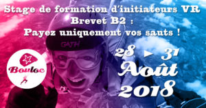 Bannière Facebook pour le brevet B2, payez uniquement vos sauts du 28 au 31 août !