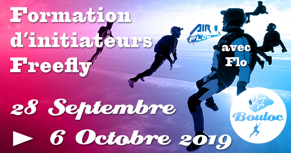 Bannière Facebook pour la formation d'initiateurs Freefly du 28 septembre au 6 octobre 2019