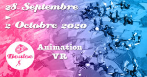 Bannière Facebook pour l'animation VR Vol Relatif du 28 septembre au 2 octobre 2020