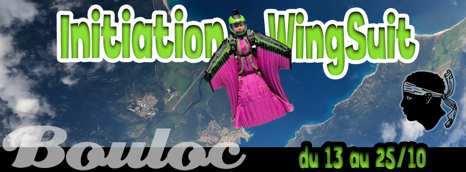 Initiation wingsuit avec Émile à Propriano du 13 au 25 Octobre